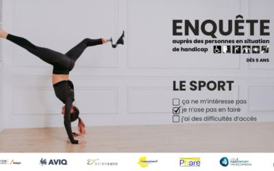 Les personnes en situation de handicap font du sport, mais pas assez
