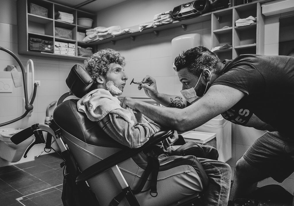 Moment de vie au centre HOPPA: soins du visage